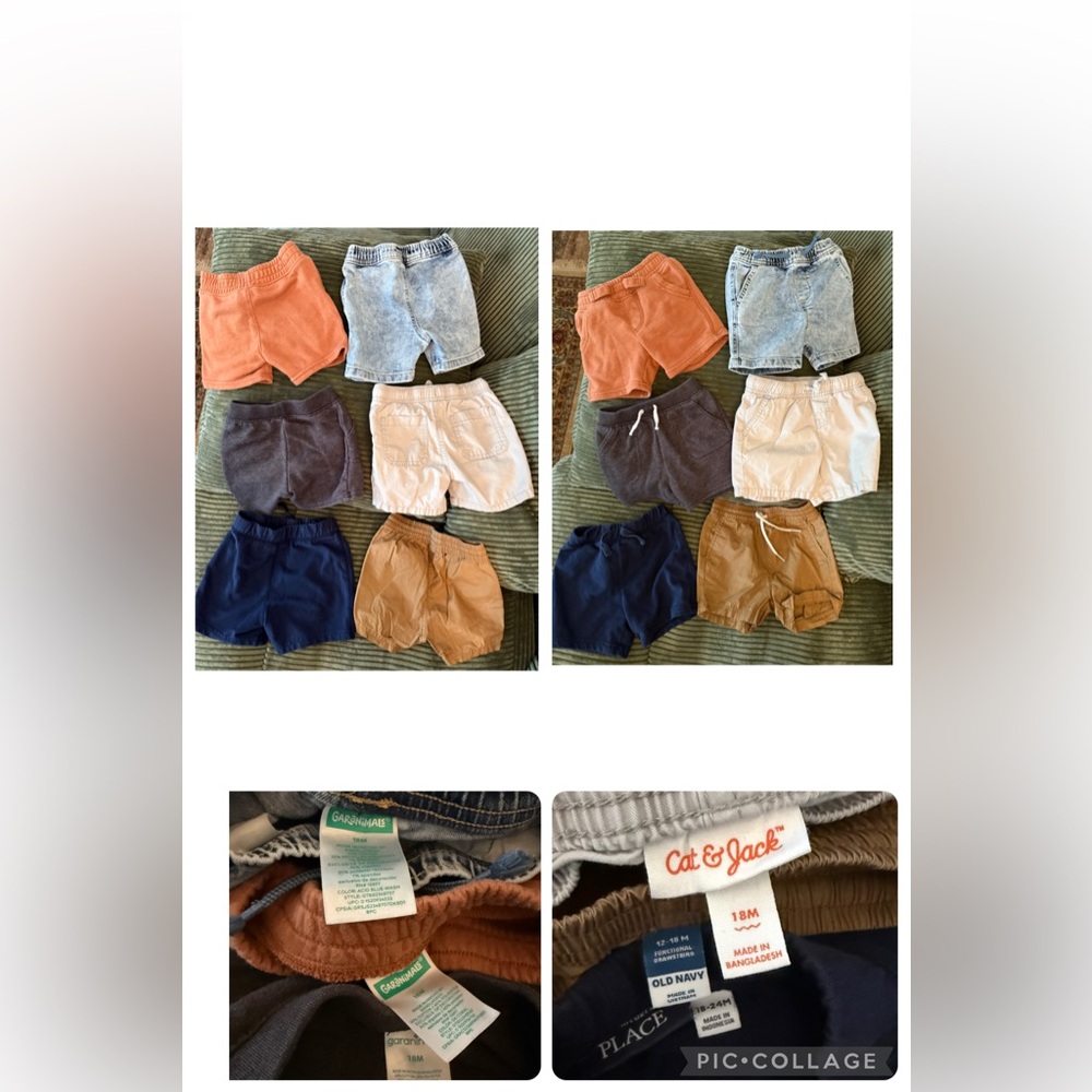 Boys Short Lot 12-24 mo Cat & Jack Old Navy Children’s Place Garanimals
